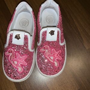 Adorable Girls Versace Shoes
